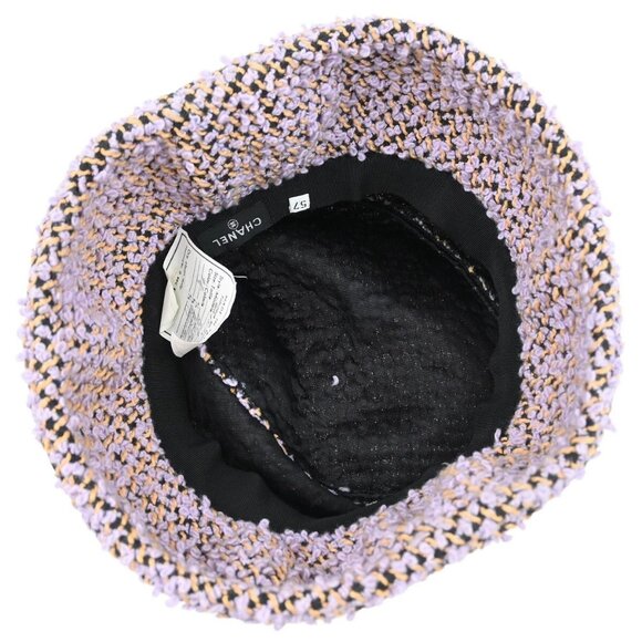 Chanel Purple Wool Bucket Hat 94A #57 Small Good 165560 main image 5